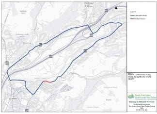 Free temporary bus service for Llantwit road during essential works