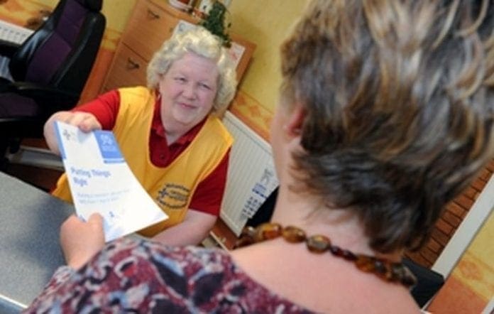 Volunteers at Glangwili Hospital.Pic Jeff connell 26/06/12