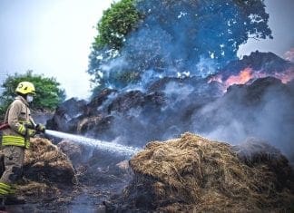 Pinged Farm Fire