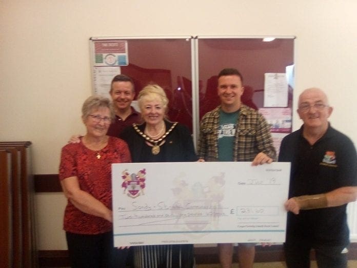 Vice-Chairman-Cllr-Tegwen-Devichand-local-ward-member-Cllr-Penny-Edwards-Community-Development-Office-Darren-Rees-Treasurer-of-the-Centre-Ray-Jones-and-Secretary-Ben-Evans.