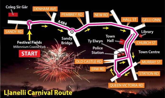 Carnival-route-map