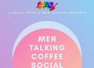 Men Talking Coffee Social