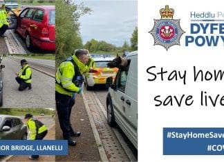 A Reminder About Lockdown From Dyfed-Powys Police