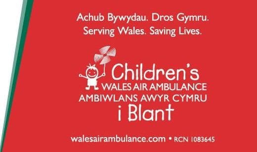 childrens wales air ambulance
