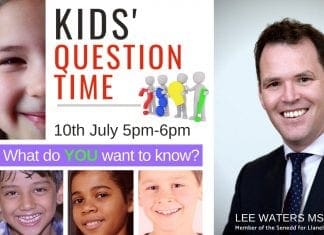 Local Children Invited To ‘Kids Question Time’ Next Friday With Lee Waters MS