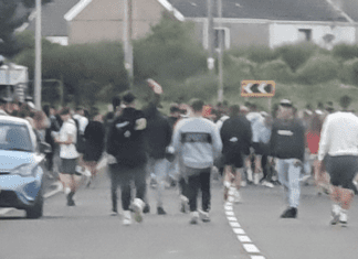 Police break-up gathering of 200 youths in Burry Port