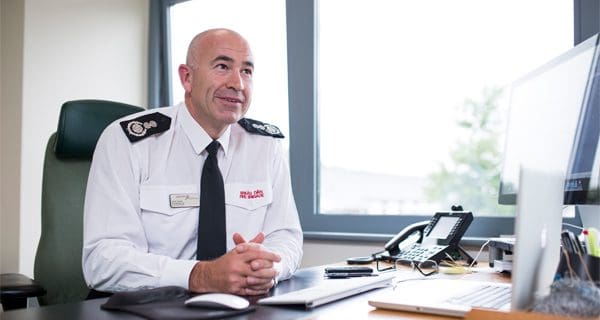 Chief Fire Officer Chris Davies QFSM