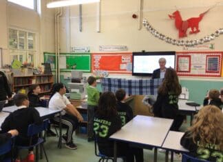 World Peace Tartan At Stebonheath School