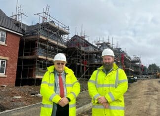Site tour of new Carmarthenshire development for councillor