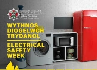 Wythnos Diogelwch Trydanol 2023 – Eich cadw chi a’ch cartref yn ddiogel.