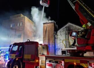Commercial Premises Fire on Stepney Street, Llanelli