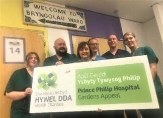 Prince Philip Hospital staff get fundraising for gardens Appeal