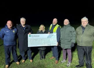 Local developer donates to West Wales football club