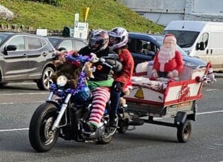 Motorcycle group’s Christmas toy run raises £4,000 for NHS charity