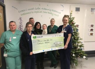 Family raises over £500 for Special Care Baby Unit