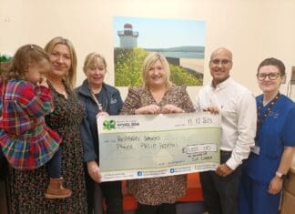 Family raises over £1,000 for Prince Philip Hospital