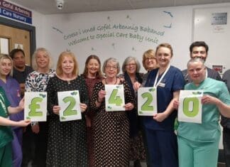 Te prynhawn yn codi dros £2,000 i elusen