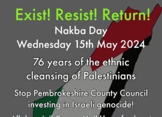 Solidarity with Palestine Pembrokeshire