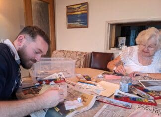Local arts organisation up for business award for innovative approach to helping older people in the community