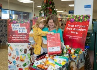 Food donation bags boost Tesco Winter Food Collection as charities prepare for tough winter.