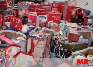 Dyfed-Powys Police collects presents to bring Christmas joy to children in need