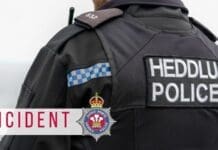 Police Incident At New Dock Road Llanelli