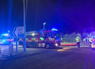 Road Traffic Collision in Llwynhendy