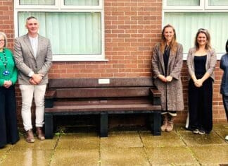 Bench placed at Glangwili in memory of consultantwho left extraordinary legacy to NHS