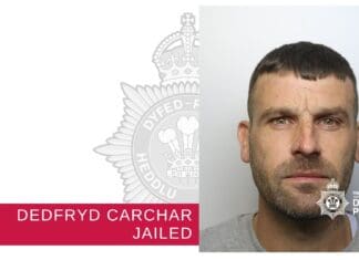 Carmarthenshire man jailed after police find secret drugs stash in Llanelli lockup.