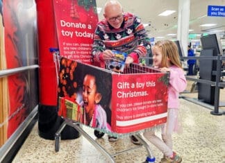 Tesco customers can spread festive joy by gifting toys this Christmas.