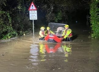 Flooding Response – Mid and West Wales Fire and Rescue Service Declares Major Incident