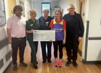 Glanamman runner raises £700 for Prince Philip Hospital’s chemotherapy day unit
