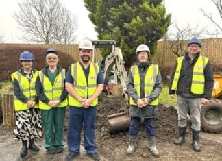 Work begins on new therapeutic gardens at Prince Philip Hospital