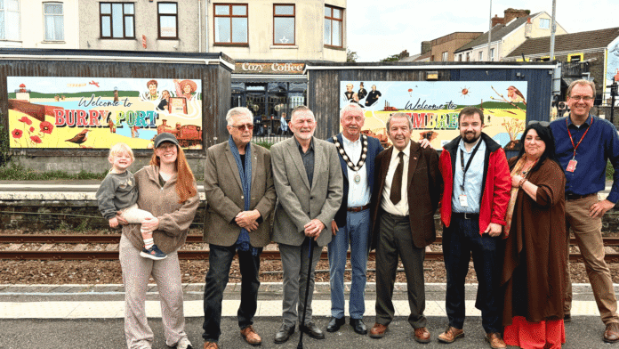Pembrey and Burry Port Station Artwork Launch-2
